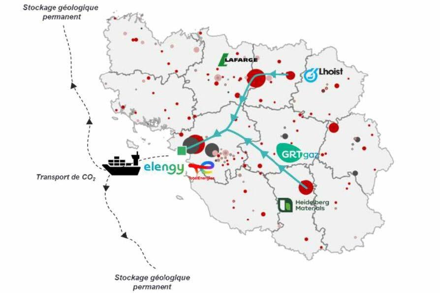 Captage et de transport du co2 d origine industrielle le grand ouest lance goco2